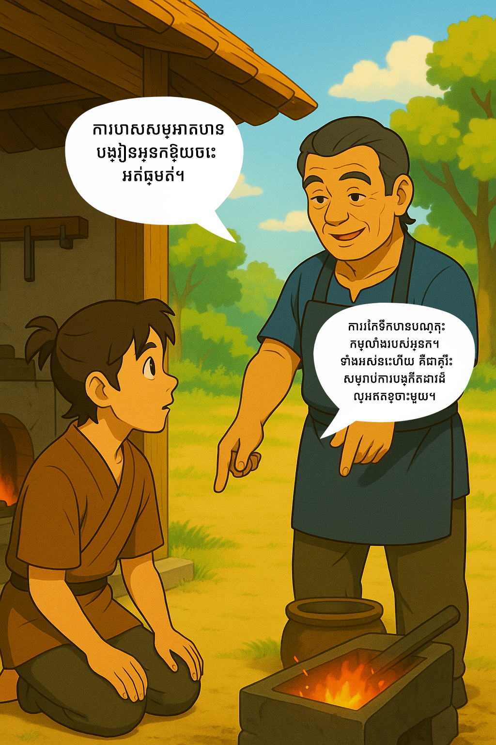 ជាងដែក និង ដាវ: Oneshot